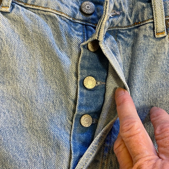 NWT Boyish by Her Tommy Stretch High Rise Straight Jeans Sliding Doors 31 - Picture 10 of 16